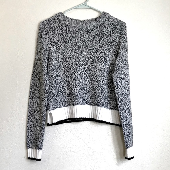 B+W marled knit sweater - Picture 1 of 4